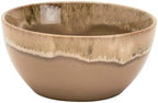 Tuscan Collection Reactive Glaze 4 Piece Stoneware Cereal Bowl Set Dining Kitchen Tableware Service for 4, Brown, alternate