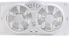 Twin Fan High Velocity Reversible AirFlow Fan, LED Indicator Lights Adjustable Thermostat & Max Cool Technology, alternate