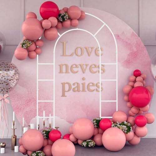 U-Shaped Metal Arched Flower Rack Perfect for Wedding Decorations and Celebrations 7.2 x 4.2 FT Wedding Arch, alternate view