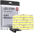 UL Listed FCOB COB LED Strip Light Daylight White 5000K