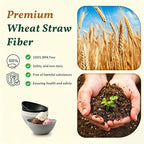 Unbreakable Snack Bowls, Wheat Straw Small Bowls,10 OZ Plastic Bowls Alaternative for Soup, Chip, Cereal, alternate view 3