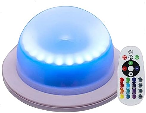 Under Table Light for Parties, Cocktail Table Lighting for Wedding with Remote 16 Colors, Rechargeable