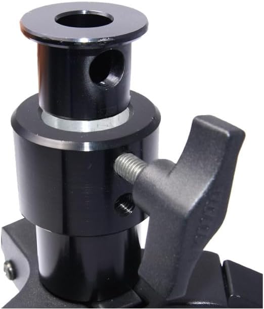 Universal Floor Stand, Low Profile Folding Floor Support with 28mm Receiver and 16mm Adapter, Compact Aluminum, alternate