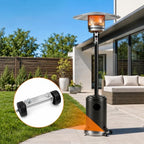 Universal Patio Heater Wheel Kit, Movable Caster Wheel Replacement, alternate view 6
