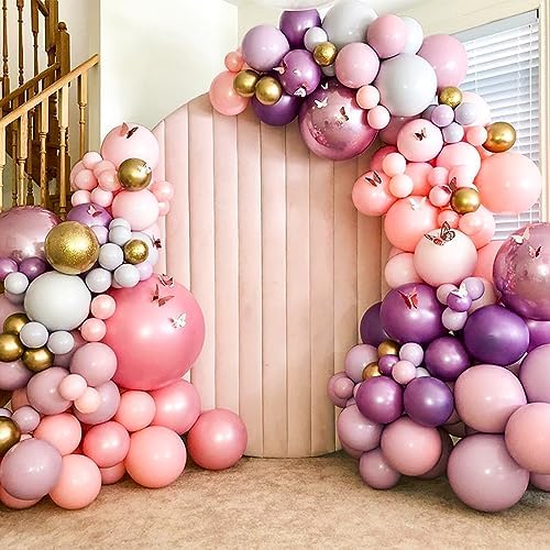 Upgrade Balloon Arch Kit, 9.35Ft & 6Ft Half Balloon Arch Stand with Base, alternate view 2