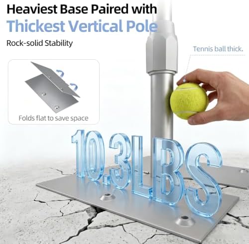 Upgrade Pipe and Drape Backdrop Stand 8.9x10FT Adjustable Photo Stand in 8.9x10FT, alternate view 2
