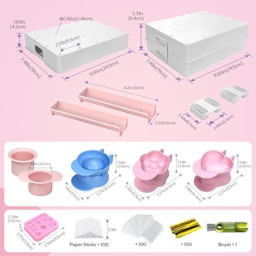 Upgraded Cake Pop Mold Kit with Stand, Home Bakers & Gift Giving in no in Cake Pop Kit & Stand, alternate view 2