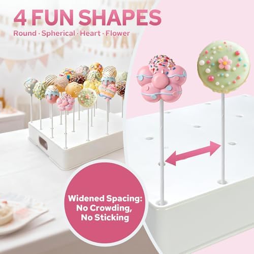 Upgraded Cake Pop Mold Kit with Stand, Home Bakers & Gift Giving in no in Cake Pop Kit & Stand, alternate view 4