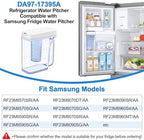 Upgraded DA97-17395A Water Pitcher Reservoir Compatible with Samsung Water Pitcher for Fridge Door Replacement, alternate
