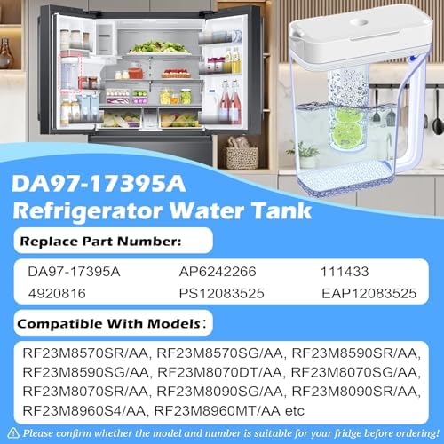 Upgraded RF23M8070SR RF23M8570SR RF23M8590SG RF23M8090SR Water Pitcher Compatible with Samsung Fridge Water, alternate view 2