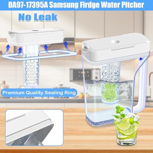 Upgraded RF23M8070SR RF23M8570SR RF23M8590SG RF23M8090SR Water Pitcher Compatible with Samsung Fridge Water, alternate view 3
