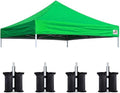 USA 10x10 Pop Up Canopy Replacement Top, Universal Instant Canopy Cover ONLY, Heavy Duty UPF 50+ UV Protection