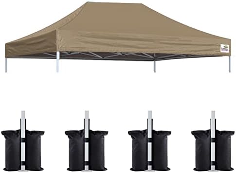 USA 10x15 Pop Up Canopy Replacement Top, Universal Instant Canopy Cover ONLY, Heavy Duty UPF 50+ UV Protection