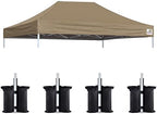 USA 10x15 Pop Up Canopy Replacement Top, Universal Instant Canopy Cover ONLY, Heavy Duty UPF 50+ UV Protection
