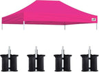 USA 10x15 Pop Up Canopy Replacement Top, Universal Instant Canopy Cover ONLY, Heavy Duty UPF 50+ UV Protection