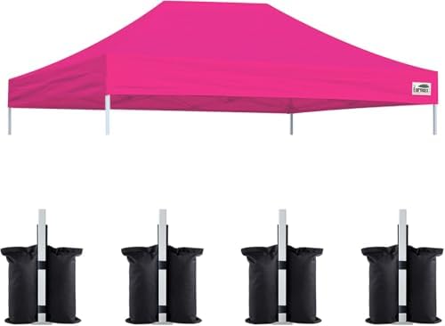 USA 10x15 Pop Up Canopy Replacement Top, Universal Instant Canopy Cover ONLY, Heavy Duty UPF 50+ UV Protection