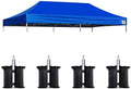 USA 10x20 Pop Up Canopy Replacement Top, Universal Instant Canopy Cover ONLY, Heavy Duty UPF 50+ UV Protection
