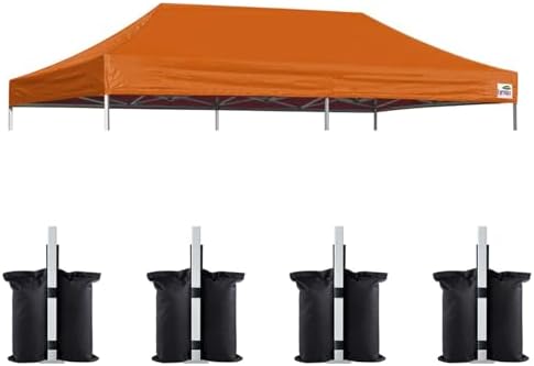 USA 10x20 Pop Up Canopy Replacement Top, Universal Instant Canopy Cover ONLY, Heavy Duty UPF 50+ UV Protection