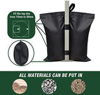 USA 130LBS 4-Pack Universal Canopy Weights, Reinforced Double Pockets, Secure Wind Protection, Easy Wrap-Around, alternate