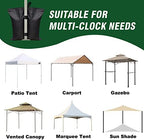 USA 130LBS 4-Pack Universal Canopy Weights, Reinforced Double Pockets, Secure Wind Protection, Easy Wrap-Around, alternate