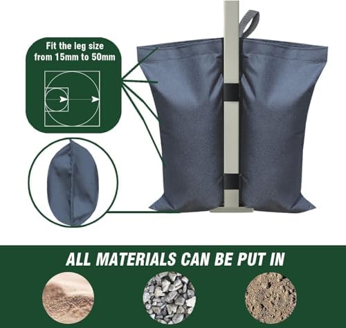 USA 130LBS Weight Capacity Pop up Gazebos Weights Sand Bags for Pop up Canopy Tent Pergola Outdoor Instant, alternate view 6