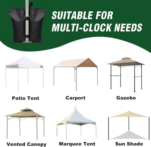 USA 130LBS Weight Capacity Pop up Gazebos Weights Sand Bags for Pop up Canopy Tent Pergola Outdoor Instant, alternate view 7