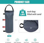 USA 160LBS 4-Pack Universal Canopy Weights, Secure Wind Protection to Prevent Tipping, Easy Wrap-Around, alternate view 3