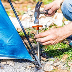 USA 20-Pack Secure Protection Galvanized Tent Stakes, Rust-Proof Steel Canopy Anchors for High Winds, Heavy Duty, alternate