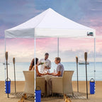 USA 4-Pack Universal Canopy Weights, Secure Wind Protection to Prevent Tipping, Easy Wrap-Around Installation, alternate view