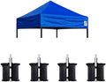 USA 5x5 Pop Up Canopy Replacement Top, Universal Instant Canopy Cover ONLY, Heavy Duty UPF 50+ UV Protection