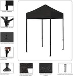 USA 5x5ft Pop Up Canopy, Commercial Instant Tent for Outdoor Events, Patented No-Tip Rolling Storage Bag with 4, alternate