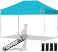 USA 8x12ft Pop Up Canopy, Commercial Instant Tent for Outdoor Events, Patented No-Tip Rolling Storage Bag with 4