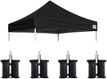 USA 8x8 Pop Up Canopy Replacement Top, Universal Instant Canopy Cover ONLY, Heavy Duty UPF 50+ UV Protection