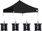 USA 8x8 Pop Up Canopy Replacement Top, Universal Instant Canopy Cover ONLY, Heavy Duty UPF 50+ UV Protection