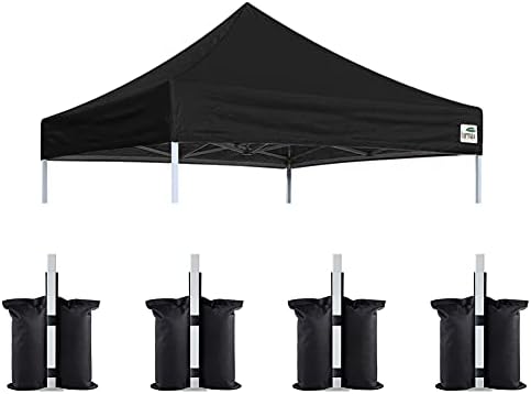 USA 8x8 Pop Up Canopy Replacement Top, Universal Instant Canopy Cover ONLY, Heavy Duty UPF 50+ UV Protection