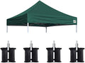 USA 8x8 Pop Up Canopy Replacement Top, Universal Instant Canopy Cover ONLY, Heavy Duty UPF 50+ UV Protection