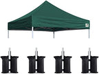 USA 8x8 Pop Up Canopy Replacement Top, Universal Instant Canopy Cover ONLY, Heavy Duty UPF 50+ UV Protection