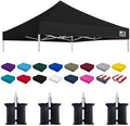 USA New 10x10 Pop Up Canopy Replacement Canopy Tent Top Cover, Instant Canopy Top Cover ONLY, Choose 30 Colors