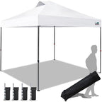 USA NOMATTER ONE-Person Open&Close 10x10ft Pop Up Canopy Tent, Portable Shelter Canopy for Outdoor Events