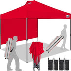 USA NOMATTER ONE-Person Open&Close 10x10ft Pop Up Canopy Tent, Portable Shelter Canopy for Outdoor Events with 1