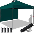 USA NOMATTER ONE-Person Open&Close 10x10ft Pop Up Canopy Tent, Portable Shelter for Outdoor Events with 1