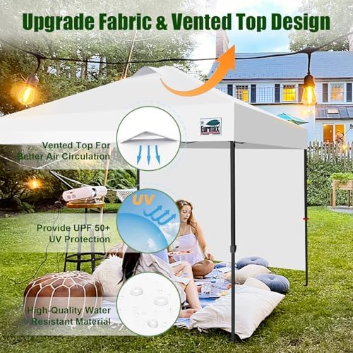 USA NOMATTER ONE-Person Open&Close 10x10ft Pop Up Canopy Tent, Portable Shelter for Outdoor Events with 1, alternate view 7