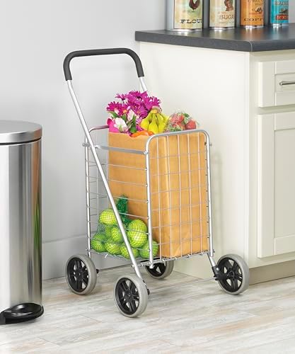 Utility Shopping Cart - Durable Folding Design for Easy Storage, Model Number: 6250-4997-2-SIOCA, alternate view 2