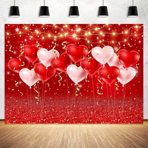 Valentine Backdrop Background for Photography Happy Easter Photo Backdrop Valentine's Day for Photoshoot Balloon