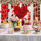 Valentine Backdrop Background for Photography Happy Easter Photo Backdrop Valentine's Day for Photoshoot Balloon, alternate