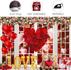 Valentine Backdrop Background for Photography Happy Easter Photo Backdrop Valentine's Day for Photoshoot Balloon, alternate