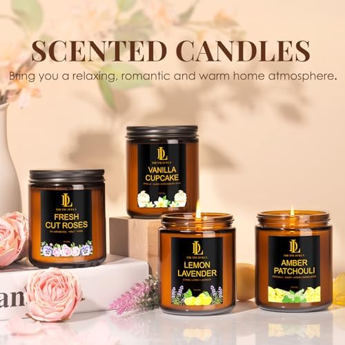 Vanilla Cupcake Candles, Vanilla Cupcake Scented Candle, Mother's Day Candle Gifts for Women, Soy Candles for, alternate view