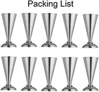 Vase Sets for Wedding Table: 9.8in Silver Trumpet Shaped, 10 Pcs in Silver, alternate view 6