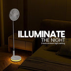 VENTY Portable Fan - Wireless Battery Operated Fan - 4 Speeds - LED Lighting - Carry Case & Remote Control, alternate view 5