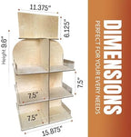 Versatile 4-Sided Rotating Display Stand for Candy, Snacks, Jams, Produce and More - Ideal for Craft Shows, alternate view 2